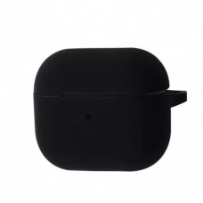 Чехол Silicone Case New with Carbine для Airpods 3 Black