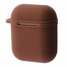 Чехол Silicone Case Shock-proof для Airpods 1/2 Brown