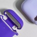 Чехол Silicone Case Full with Carbine для Airpods 3 Light Purple