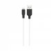 Кабель Hoco X21 Plus Silicone Lightning (1m) black/white