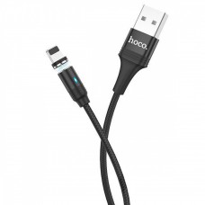 Кабель Hoco U76 Fresh Magnetic Lightning (1.2m) black