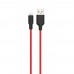 Кабель Hoco X21 Plus Silicone Lightning (2m) black/red