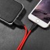 Кабель Hoco X21 Plus Silicone Lightning (2m) black/red