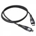 Кабель Hoco U99 Vortex Magnetic PD Lightning (1.2m) black