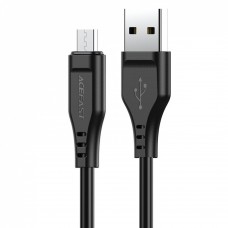 Кабель Acefast C3-09 Micro USB 2.4A (1.2m) black