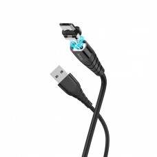 Кабель Hoco X63 Racer Magnetic Micro USB (1m) black