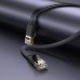Кабель Hoco US07 Gigabit Ethernet RJ45 to RJ45 (10m) black