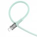 Кабель Hoco U111 Transparent Discovery Type-C to Lightning (1.2m) green