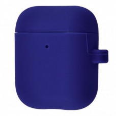Чехол Silicone Case New with Carbine для Apple Airpods 1/2 Midnight Blue