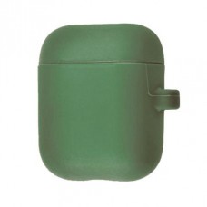 Чехол Silicone Case New with Carbine для Apple Airpods 1/2 Forest Green