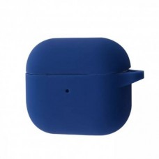 Чехол Silicone Case New with Carbine для Airpods 3 Blue Cobalt