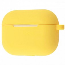 Чехол Silicone Case New with Carbine для Airpods Pro Yellow