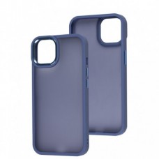 Чехол Metal Bezel для iPhone 14 Plus Blue