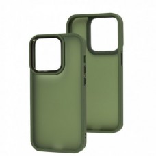 Чехол Metal Bezel для iPhone 14 Pro Max Dark Green