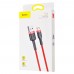 Кабель Baseus Cafule Micro USB 2.4A (1m) red/black