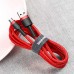 Кабель Baseus Cafule Micro USB 1.5A (2m) red