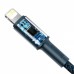 Кабель Baseus High Density Braided Type-C to Lightning PD 20W (2m) blue