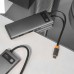 USB-Хаб Baseus Metal Gleam Series 5-in-1 30Hz Version (3xUSB3.0 + 4KHD + Type-C). gray