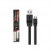 Кабель Micro USB REMAX Full Speed RC-001m красный плоский