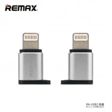 Адаптер Micro USB мама to Lightnng папа REMAX RA-USB2 серебристый