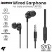 Наушники REMAX with mic Wired Earphone RW-105 HD Mic