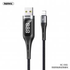 Кабель REMAX Lightning Leader Smart Display Data Cable RC-096i |1.2m, 2.1A|