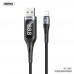 Кабель REMAX Lightning Leader Smart Display Data Cable RC-096i |1.2m, 2.1A|