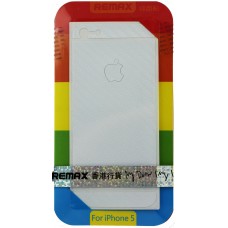 Защитная пленка Remax для iPhone 5/5S/5SE (front + back) Pure Sticker White