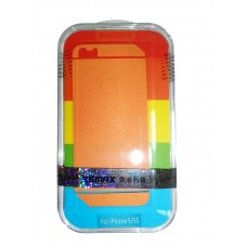 Защитная пленка Remax для iPhone 5/5S/5SE (front + back) Pure Sticker Orange