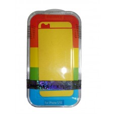 Защитная пленка Remax для iPhone 5/5S/5SE (front + back) Pure Sticker Yellow