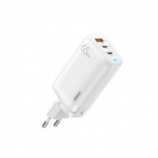 Сетевое зарядное устройство Remax RP-U55 PD+QC 3.0 (1USB/2Type-C/3A/65W) White