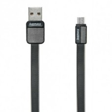 Кабель Remax Metal Platinum USB to Micro Black (RC-154m)