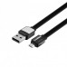 Кабель Remax Metal Platinum USB to Micro Black (RC-154m)