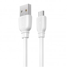 Кабель Remax Suji Pro USB 2.0 to microUSB 2.4A 1M белый (RC-138m-w)