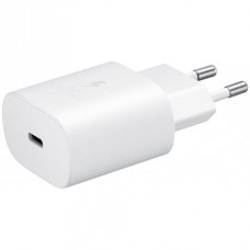 Сетевое зарядное устройство Samsung Type-C 25W Super Fast Charging (w/o cable) White (EP-TA800NWEGRU)