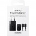 Сетевое зарядное устройство Samsung 15W Power Adapter (w C to C Cable) Black (EP-T1510XBEGRU)