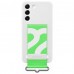 Чехол Samsung Silicone with Strap Cover для Galaxy S22 (S901) White (EF-GS901TWEGRU)