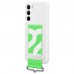 Чехол Samsung Silicone with Strap Cover для Galaxy S22 (S901) White (EF-GS901TWEGRU)