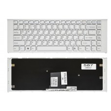 Клавиатура для Sony VPC-EA Series белая High Copy (148792471)