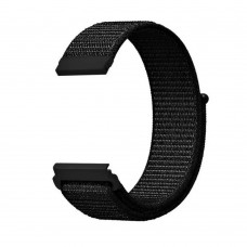 Ремешок универс 22 mm Nylon strips для Samsung/Amazfit/Huawei цвет чёрный