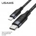 Кабель USAMS Type-C to Lightning US-SJ350 U31 |1.2m, PD/18W, 2.4A|