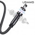 Кабель USAMS Type-C 180° Rotatable Magnetic Charging Cable U59 US-SJ473 |1m, 2.4A|