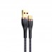 Кабель USAMS Type-C Aluminum Alloy Charging & Data Cable US-SJ488 U64 черный