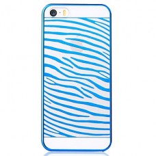 Чехол Vouni для iPhone 5/5S/5SE Glimmer Zebra Blue