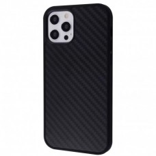 Чехол WAVE Premium Carbon Edition Case with MagSafe для iPhone 12/12 Pro Black