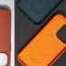 Чехол WAVE Premium Leather Edition Case with MagSafe для iPhone 14 Pro Max Orange