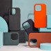 Чехол WAVE Premium Leather Edition Case with MagSafe для iPhone 14 Plus Orange