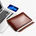 Чехол-Конверт WIWU Case Skin Pro Croco Geniunie Leather Sleeve для MacBook Pro 14 (2021) Brown