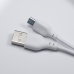 Кабель XO microUSB NB103 2.1A/1m White