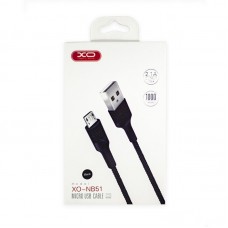 Кабель XO microUSB NB51 2.1A/1m Black-Black